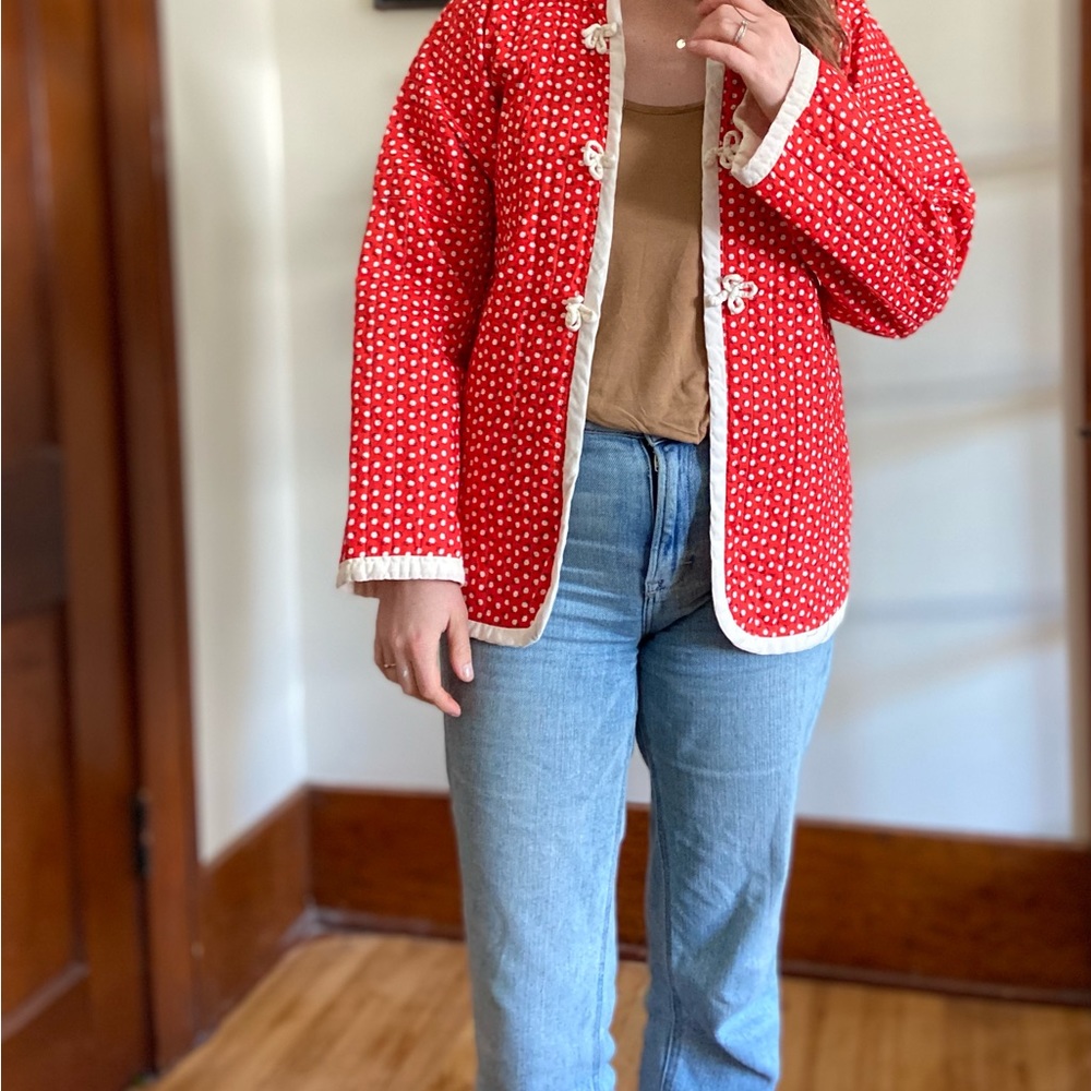 Vintage floral quilted Jacket
